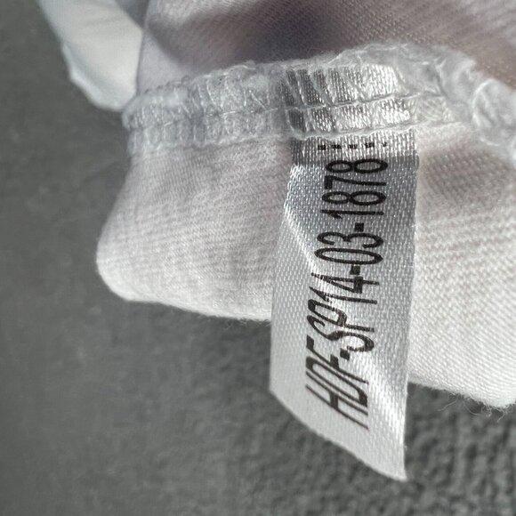 Paradise‎ Shores Mens Shirt Large White Cruisers Only Short Sleeve Pullover Tee - Picture 5 of 8